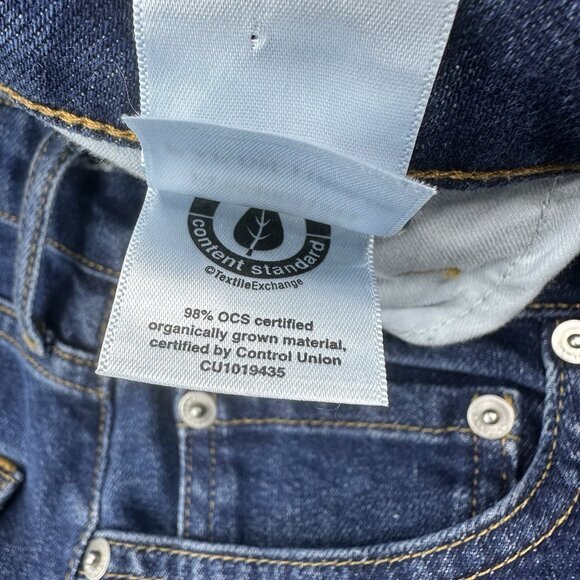 Everlane Women's Blue The Curvy Cheeky Straight Leg Designer Jean‎ W31.25/L27 S - Picture 8 of 13